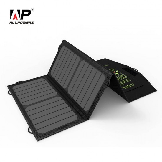 Φορητός ηλιακός φορτιστής Photovoltaic panel Allpowers AP-SP5V 21W