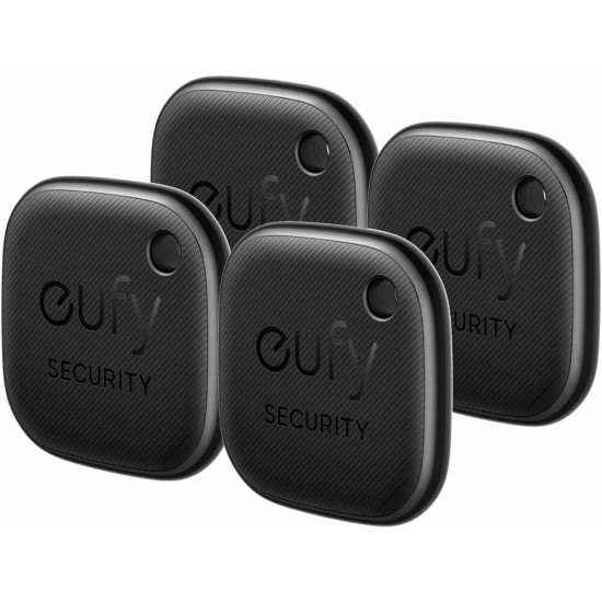 Set 4 Τεμαχίων eufy Security SmartTrack Link iOS Compatible Black (E87B0012) 
