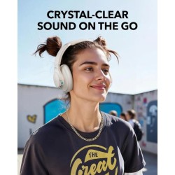Ασύρματα / Ενσύρματα Over Ear Ακουστικά Soundcore Q11i Quick Charge Cream White Ασύρματα / Ενσύρματα Over Ear Ακουστικά Soundcore Q11i Quick Charge Cream White