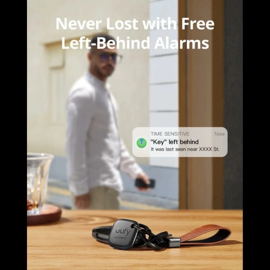 Set 4 Τεμαχίων eufy Security SmartTrack Link iOS Compatible Black (E87B0012) 
