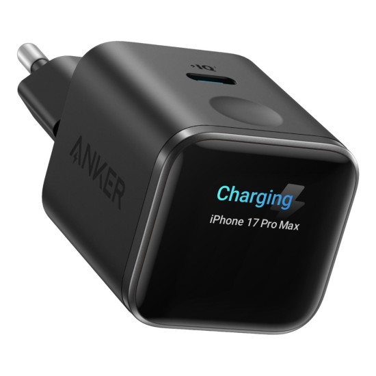 Φορτιστής Ταξιδίου Anker Nano Display 45W USB-C - Black