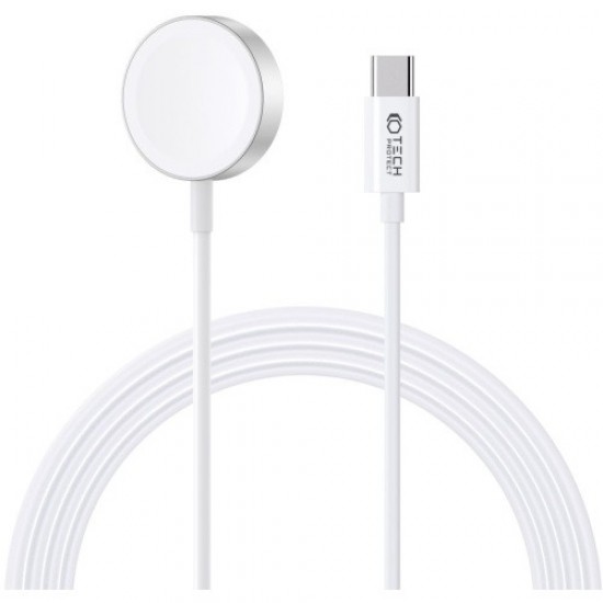 Φορτιστής Tech-Protect Ultraboost Magnetic Charging Apple Watch USB-C 120cm White Φορτιστής Tech-Protect Ultraboost Magnetic Charging Apple Watch USB-C 120cm White