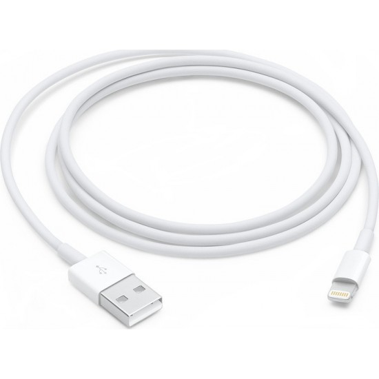 Καλώδιο Apple Regular USB to Lightning Cable Λευκό 1m (MXLY2ZM/A)