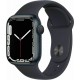 Apple Watch Series 7 Aluminium 45mm Αδιάβροχο με Παλμογράφο (Midnight) (Μεταχειρισμένο)