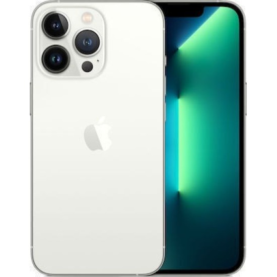 Apple iPhone 13 Pro (6GB/128GB) Silver (Μεταχειρισμένο)