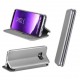 Θήκη Βιβλίο Forcell Luna iPhone XS Max Book Case Silver