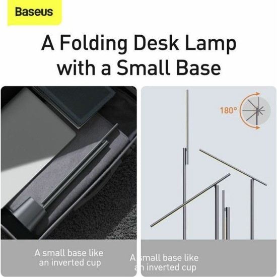 Επαναφορτιζόμενη Λάμπα Γραφείου LED Baseus 5W 2200mAh Grey (DGZG-0G) Επαναφορτιζόμενη Λάμπα Γραφείου LED Baseus 5W 2200mAh Grey (DGZG-0G)