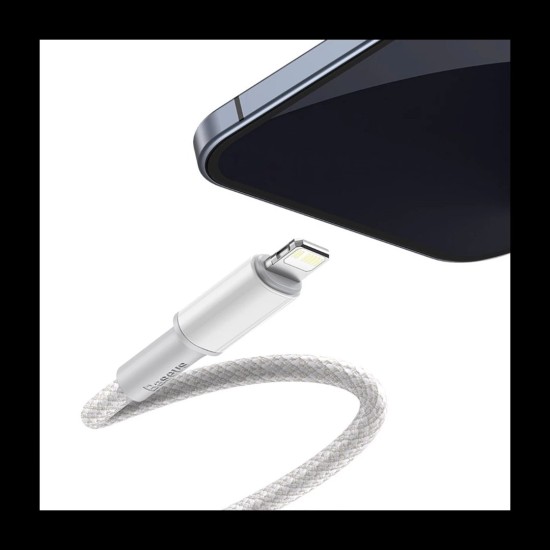 Καλώδιο Baseus USB-C σε Lightning 20W PD 1m White CATLGD-02