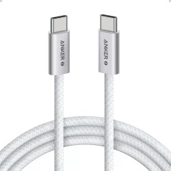 Καλώδιο Anker Zolo USB 2.0 Cable USB-C male - USB-C 240W PD Λευκό 1m A8060H21