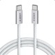 Καλώδιο Anker Zolo USB 2.0 Cable USB-C male - USB-C 240W PD Λευκό 1m A8060H21