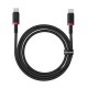 USB-C to USB-C Cable Baseus Dura Series, 100W, 5A, 1m, Red P10377803U01-01