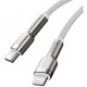 USB-C to Lightning Cable Baseus Cafule Metal Series 20W 2.4A 1m White CATLJK-A02