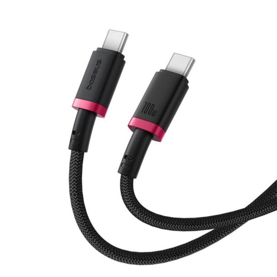 USB-C to USB-C Cable Baseus Dura Series, 100W, 5A, 1m, Red P10377803U01-01