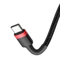 Καλώδιο USB-C to USB-C Cable Baseus Cafule 60W 3A 2m Red CATKLF-H91