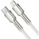 USB-C to Lightning Cable Baseus Cafule Metal Series 20W 2.4A 1m White CATLJK-A02