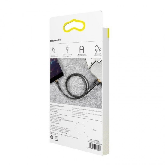 Καλώδιο Baseus Cafule Cable USB Lightning 2.4A 1m (Gold+Black)