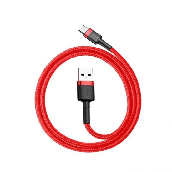 Καλώδιο Baseus Cafule USB-C Cable 2A 3m CATKLF-U09 (Red) Καλώδιο Baseus Cafule USB-C Cable 2A 3m CATKLF-U09 (Red)