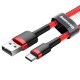 Καλώδιο Baseus Cafule USB-C Cable 2A 3m CATKLF-U09 (Red) Καλώδιο Baseus Cafule USB-C Cable 2A 3m CATKLF-U09 (Red)