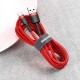 Καλώδιο Baseus Cafule USB-C Cable 2A 3m CATKLF-U09 (Red) Καλώδιο Baseus Cafule USB-C Cable 2A 3m CATKLF-U09 (Red)