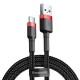 Καλώδιο Baseus Cafule cable USB-C 3A 1m (Red+Black) Καλώδιο Baseus Cafule cable USB-C 3A 1m (Red+Black)