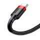 Καλώδιο Baseus Cafule cable USB-C 3A 1m (Red+Black) Καλώδιο Baseus Cafule cable USB-C 3A 1m (Red+Black)