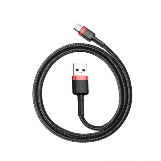 Καλώδιο Baseus Cafule cable USB-C 3A 1m (Red+Black) Καλώδιο Baseus Cafule cable USB-C 3A 1m (Red+Black)