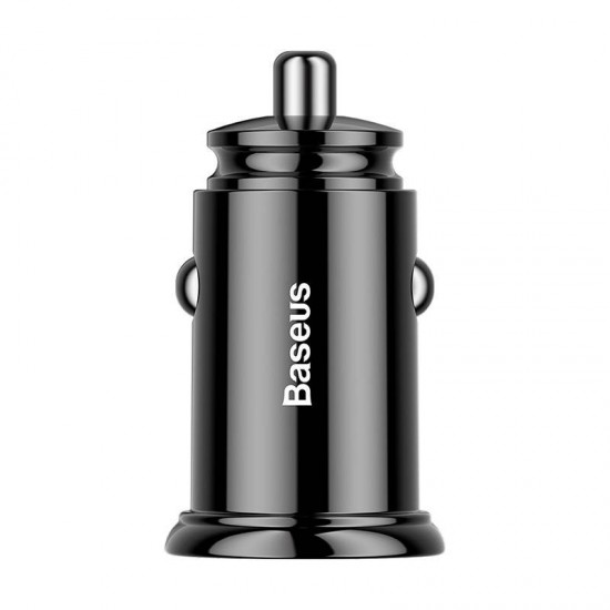 Φορτιστής Αυτοκινήτου Baseus Circular Car Charger PD QC4.0+ 5A 30W (black)