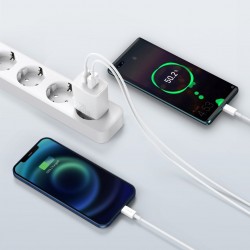 Φορτιστής Baseus Compact Quick Charger, USB, USB-C, 20W (white)