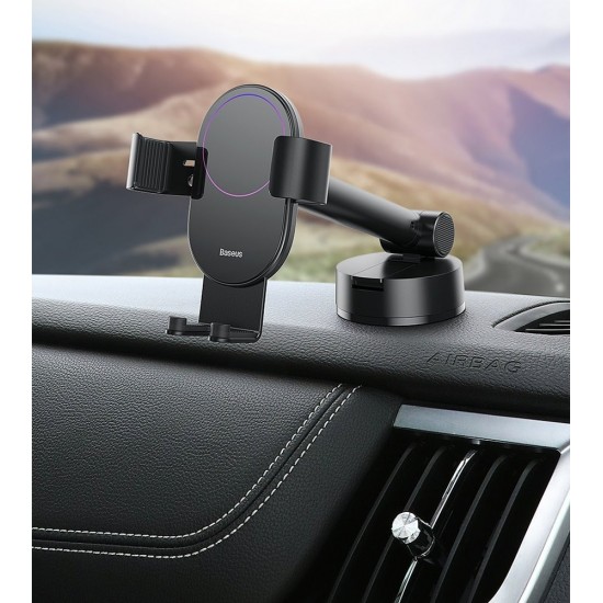 Βάση Στήριξης Αυτοκινήτου Baseus Gravity Car Mount Dashboard Windshield Phone Bracket Holder black (SUYL-JY01) black Βάση Στήριξης Αυτοκινήτου Baseus Gravity Car Mount Dashboard Windshield Phone Bracket Holder black (SUYL-JY01) black