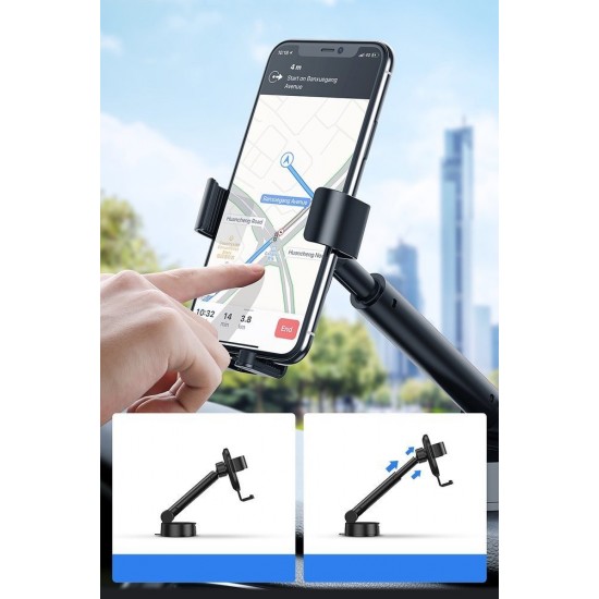 Βάση Στήριξης Αυτοκινήτου Baseus Gravity Car Mount Dashboard Windshield Phone Bracket Holder black (SUYL-JY01) black Βάση Στήριξης Αυτοκινήτου Baseus Gravity Car Mount Dashboard Windshield Phone Bracket Holder black (SUYL-JY01) black