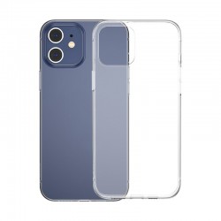 Θήκη Σιλικόνης Baseus Ultra-Thin Cover Gel TPU Case with Lanyard Holder For iPhone 12 Pro / iPhone 12 Transparent (ARAPIPH61N-02)