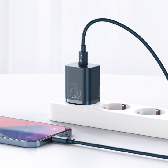 Φορτιστής Baseus Super Si Quick Charger 1C 20W (Blue)