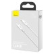 Καλώδιο Baseus Superior Series Cable USB-C to Lightning, 20W, PD, 1m (white)