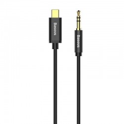 Καλώδιο ήχου Baseus Yiven Audio cable USB-C to mini jack 3,5mm, 1.2m (Black)