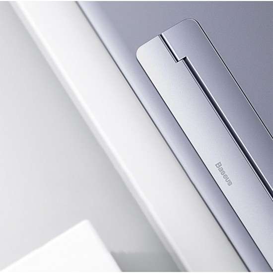 Βάση laptop stand Baseus self-adhesive aluminum slim and thin dark gay (SUZC-0G)