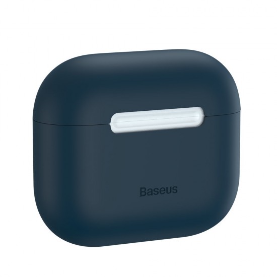 Θήκη Baseus super thin silicone case for Apple AirPods 3 blue (WIAPPOD-CBZ03)