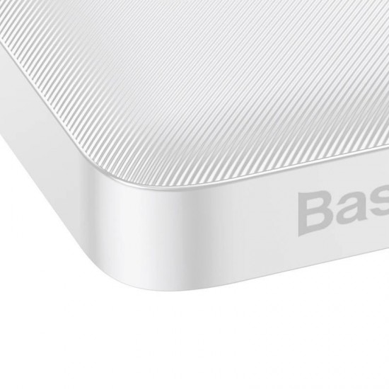 PowerBank Baseus Bipow 20000mAh, 2xUSB, USB-C, 15W (white)