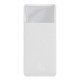 PowerBank Baseus Bipow 20000mAh, 2xUSB, USB-C, 15W (white)