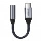 Ugreen Headphone Adapter with 3.5mm mini jack to USB Type C 10cm gray 