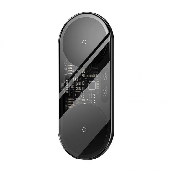 Ασύρματος Φορτιστής Baseus Qi Simple 2, 15W με καλώδιο USB-C σε USB-C (Μαύρο) Ασύρματος Φορτιστής Baseus Qi Simple 2, 15W με καλώδιο USB-C σε USB-C (Μαύρο)