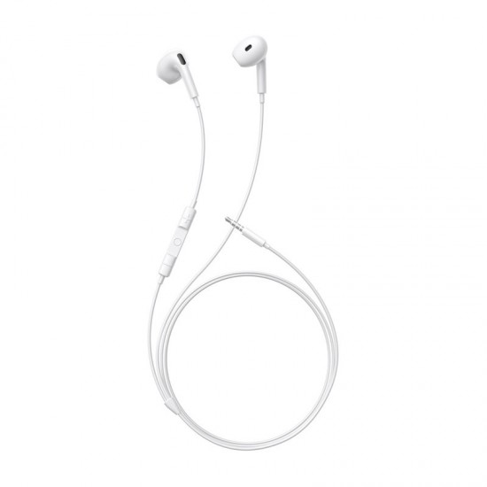 Ακουστικά half in-ear Baseus Encok 3.5mm jack HZ19 Λευκό