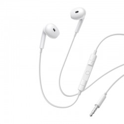 Ακουστικά half in-ear Baseus Encok 3.5mm jack HZ19 Λευκό Ακουστικά half in-ear Baseus Encok 3.5mm jack HZ19 Λευκό