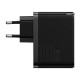 Φορτιστής Baseus GaN USB-C+USB, 100W με Καλώδιο 1m (Μαύρο)