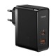 Φορτιστής Baseus GaN USB-C+USB, 100W με Καλώδιο 1m (Μαύρο)