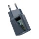 Baseus Γρήγορος Φορτιστής Super Si 1C 20W με Καλώδιο USB-C σε Lightning 1m (Μπλε)