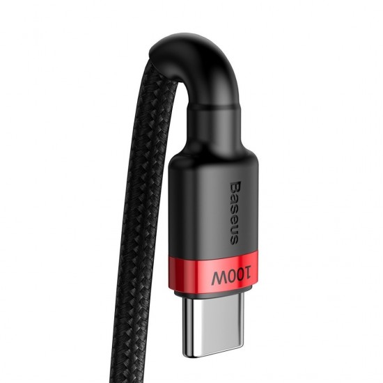 Καλώδιο Baseus USB-C σε USB-C Cafule PD2.0 100W για Γρήγορη Φόρτιση (20V/5A) 2m (Μαύρο/Κόκκινο) Καλώδιο Baseus USB-C σε USB-C Cafule PD2.0 100W για Γρήγορη Φόρτιση (20V/5A) 2m (Μαύρο/Κόκκινο)