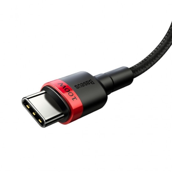 Καλώδιο Baseus USB-C σε USB-C Cafule PD2.0 100W για Γρήγορη Φόρτιση (20V/5A) 2m (Μαύρο/Κόκκινο) Καλώδιο Baseus USB-C σε USB-C Cafule PD2.0 100W για Γρήγορη Φόρτιση (20V/5A) 2m (Μαύρο/Κόκκινο)