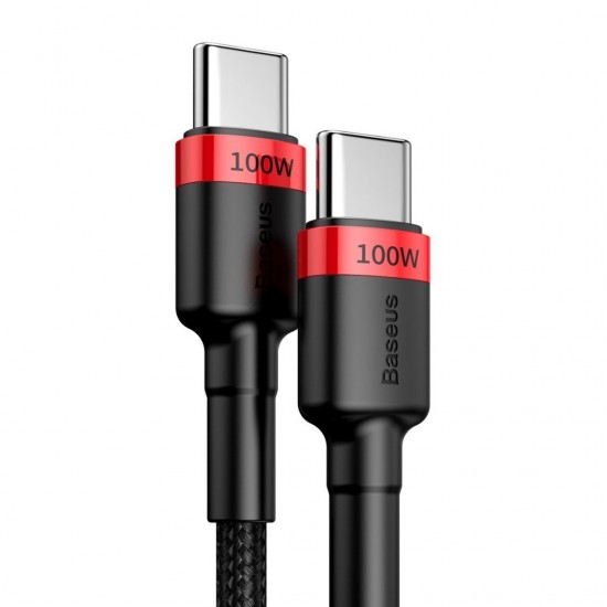 Καλώδιο Baseus USB-C σε USB-C Cafule PD2.0 100W για Γρήγορη Φόρτιση (20V/5A) 2m (Μαύρο/Κόκκινο) Καλώδιο Baseus USB-C σε USB-C Cafule PD2.0 100W για Γρήγορη Φόρτιση (20V/5A) 2m (Μαύρο/Κόκκινο)