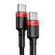 Καλώδιο Baseus USB-C σε USB-C Cafule PD2.0 100W για Γρήγορη Φόρτιση (20V/5A) 2m (Μαύρο/Κόκκινο) Καλώδιο Baseus USB-C σε USB-C Cafule PD2.0 100W για Γρήγορη Φόρτιση (20V/5A) 2m (Μαύρο/Κόκκινο)