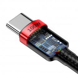 Καλώδιο Baseus USB-C σε USB-C Cafule PD2.0 100W για Γρήγορη Φόρτιση (20V/5A) 2m (Μαύρο/Κόκκινο) Καλώδιο Baseus USB-C σε USB-C Cafule PD2.0 100W για Γρήγορη Φόρτιση (20V/5A) 2m (Μαύρο/Κόκκινο)